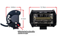 Cargar imagen en el visor de la galería, Faro LED 5&quot; - 12w - Flood (Expansión) - Kit de Instalación - PAR
