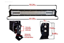 Cargar imagen en el visor de la galería, Barra LED 20&quot; - 55w - Dual Color (Ambar-Blanco) Serie T - Múltiple Función
