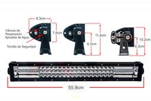 Cargar imagen en el visor de la galería, Barra LED 20&quot; - Triple Fila - 75w - Spot y Flood
