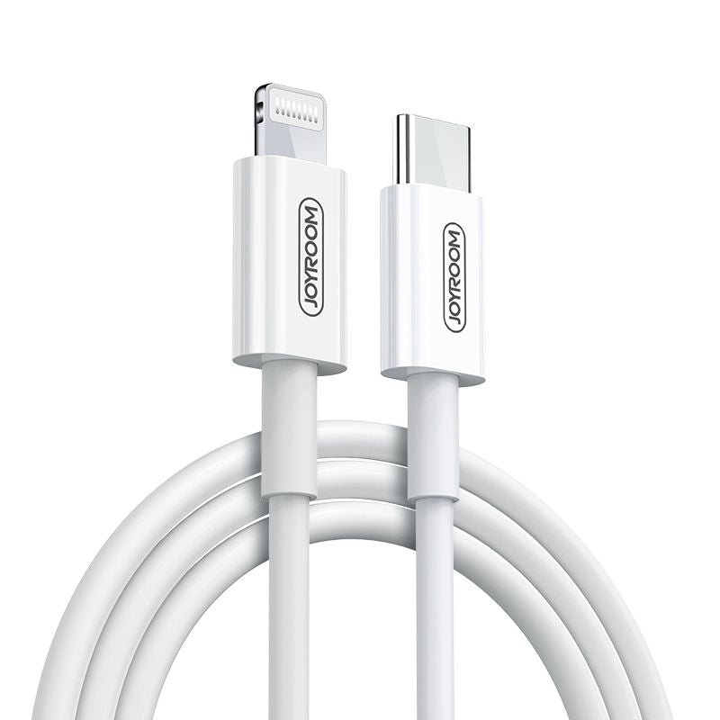 Cable Iphone Carga Rapida PD - Lightning - 1,2 metros - Blanco - Joyroom